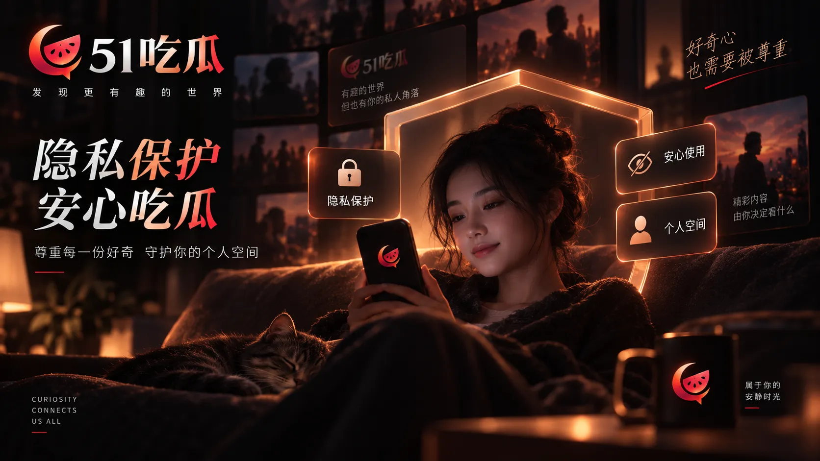 隐私与个人信息保护示意